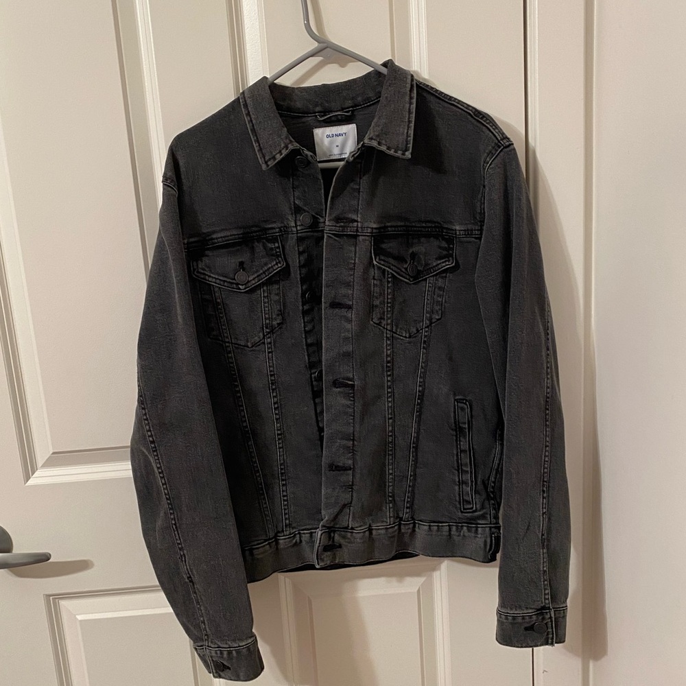 Old Navy Faded Black Jean Jacket